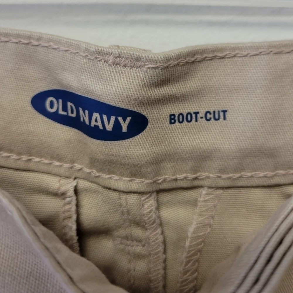 Old Navy Bootcut Pants Khaki 14 Plus